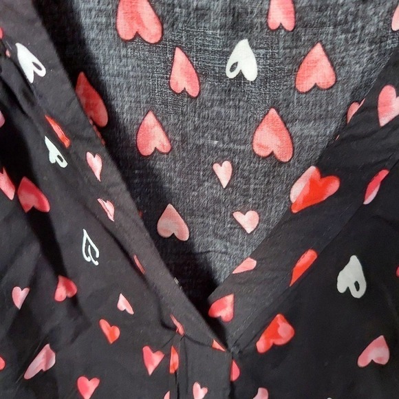 Rachel Rachel Roy Heart Blouse, Long Sleeves, Size M - Picture 7 of 7